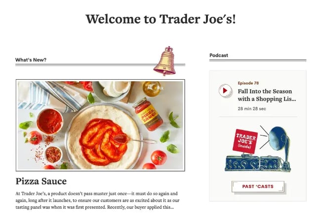 best customer service companies, trader joe’s homepage